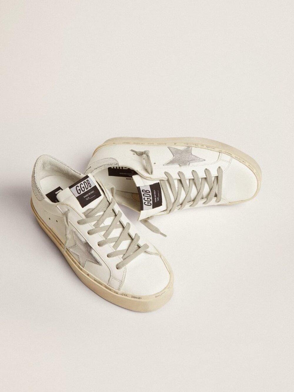Golden Goose-Women'sSize 36-Hi Star with star and metallic silver heel - Picture 2 of 16